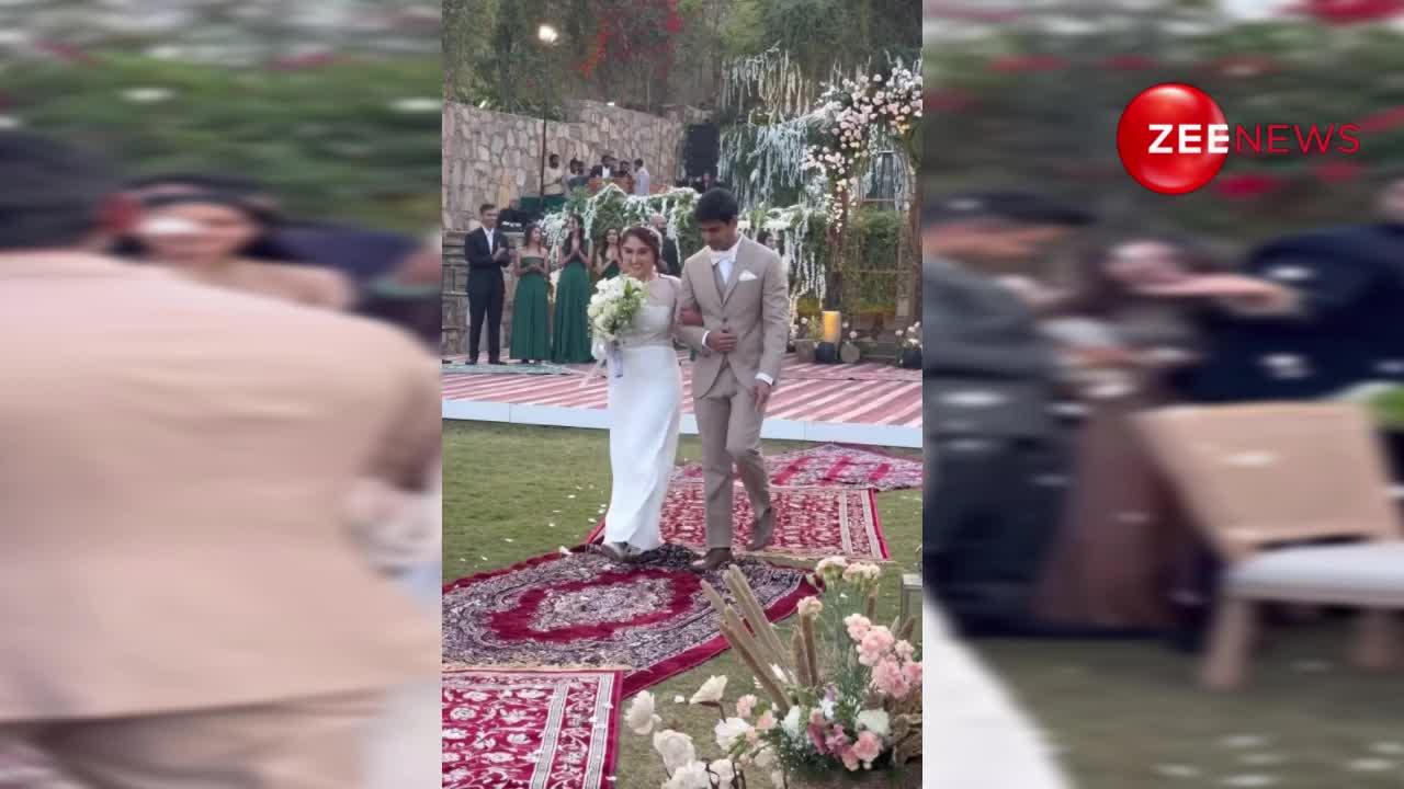 आयरा-नूपुर बंधे शादी के बंधन में, ड्रीमी वेडिंग का वीडियो आया सामने