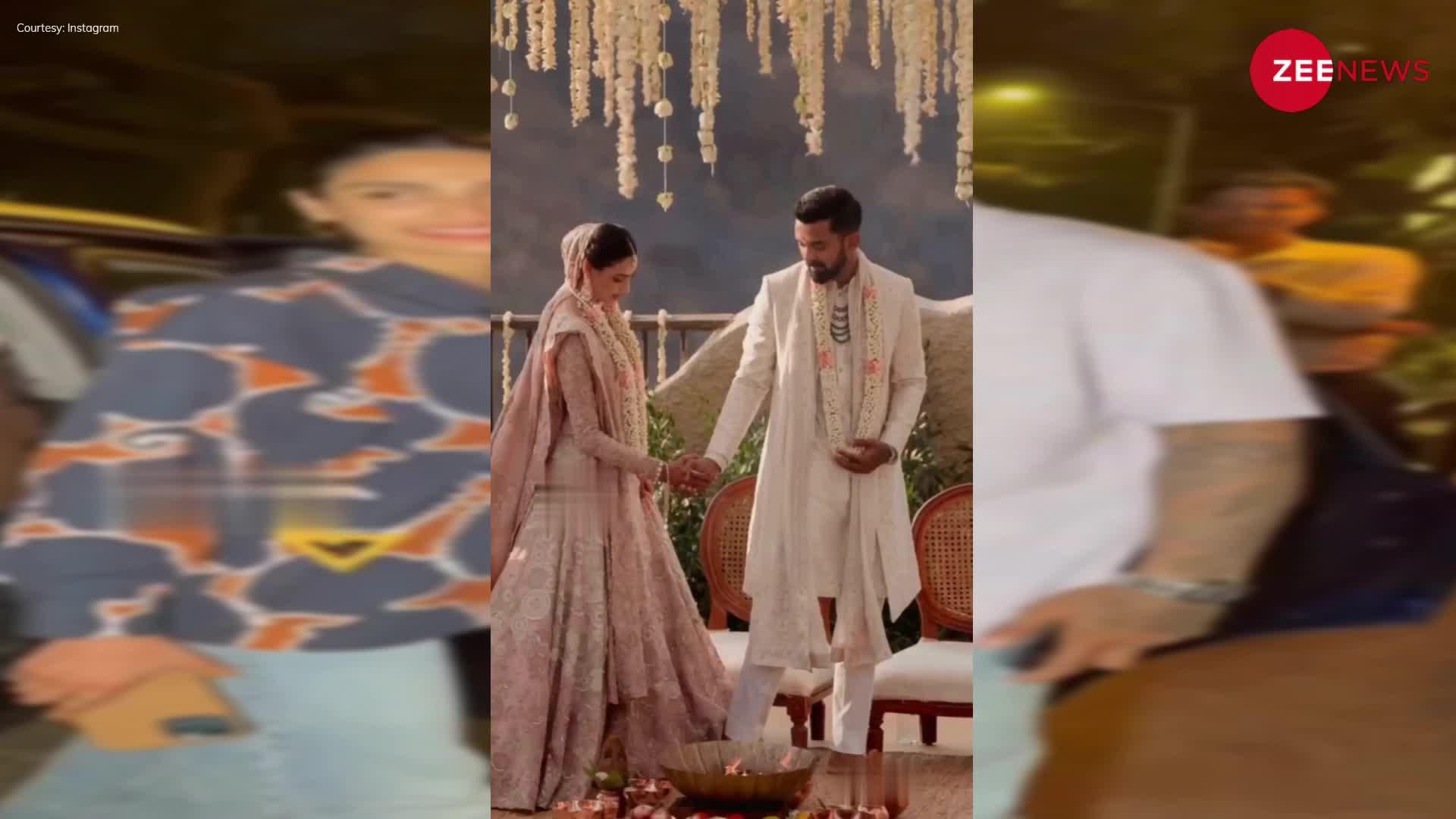 Athiya shetty और kl Rahul की रोमांटिक प्रेम कहानी पर डालें एक नजर, देखें वीडियो
