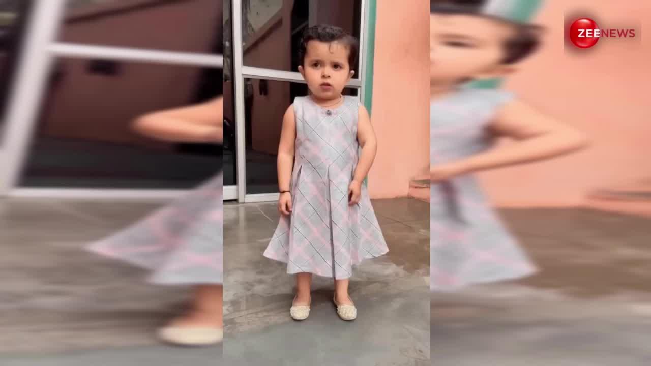 छोटी सी बच्ची ने हरियाणवी गाने पर डांस के साथ-साथ की जोरदार लिप्सिंग