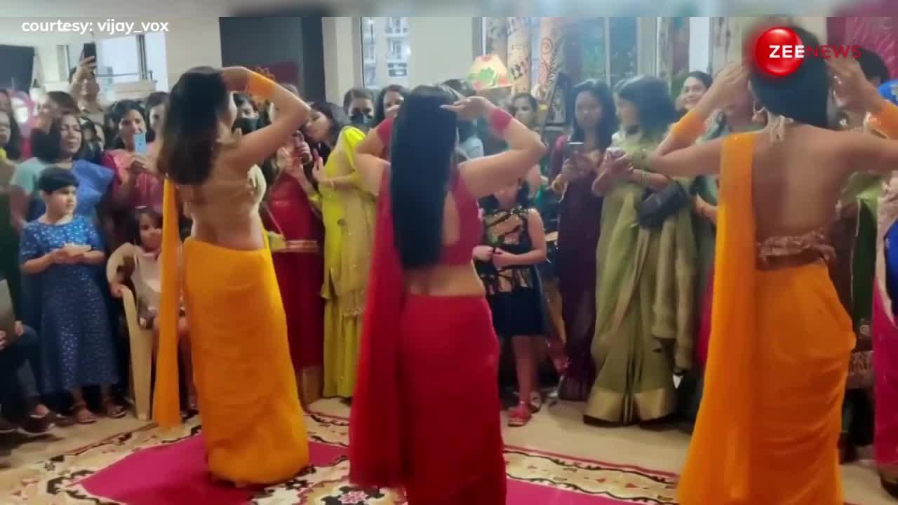 bhabhi spicy dance on oo Antava is setting the internet on fire watch viral video