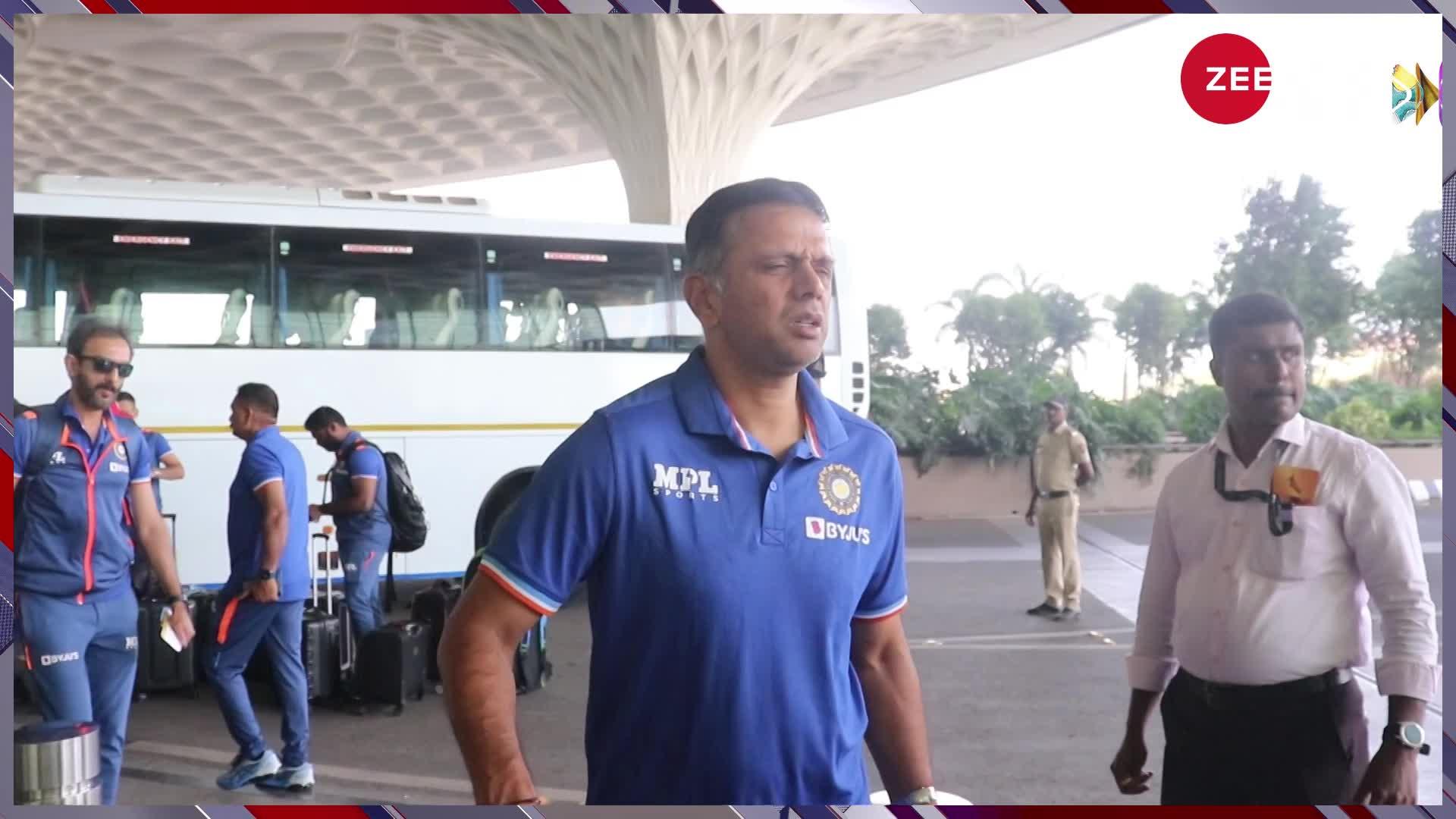 मुंबई एयरपोर्ट पर नजर आए इंडियन क्रिकेट टीम के खिलाड़ी, विराट कोहली के कूल लुक ने जीता फैंस का दिल