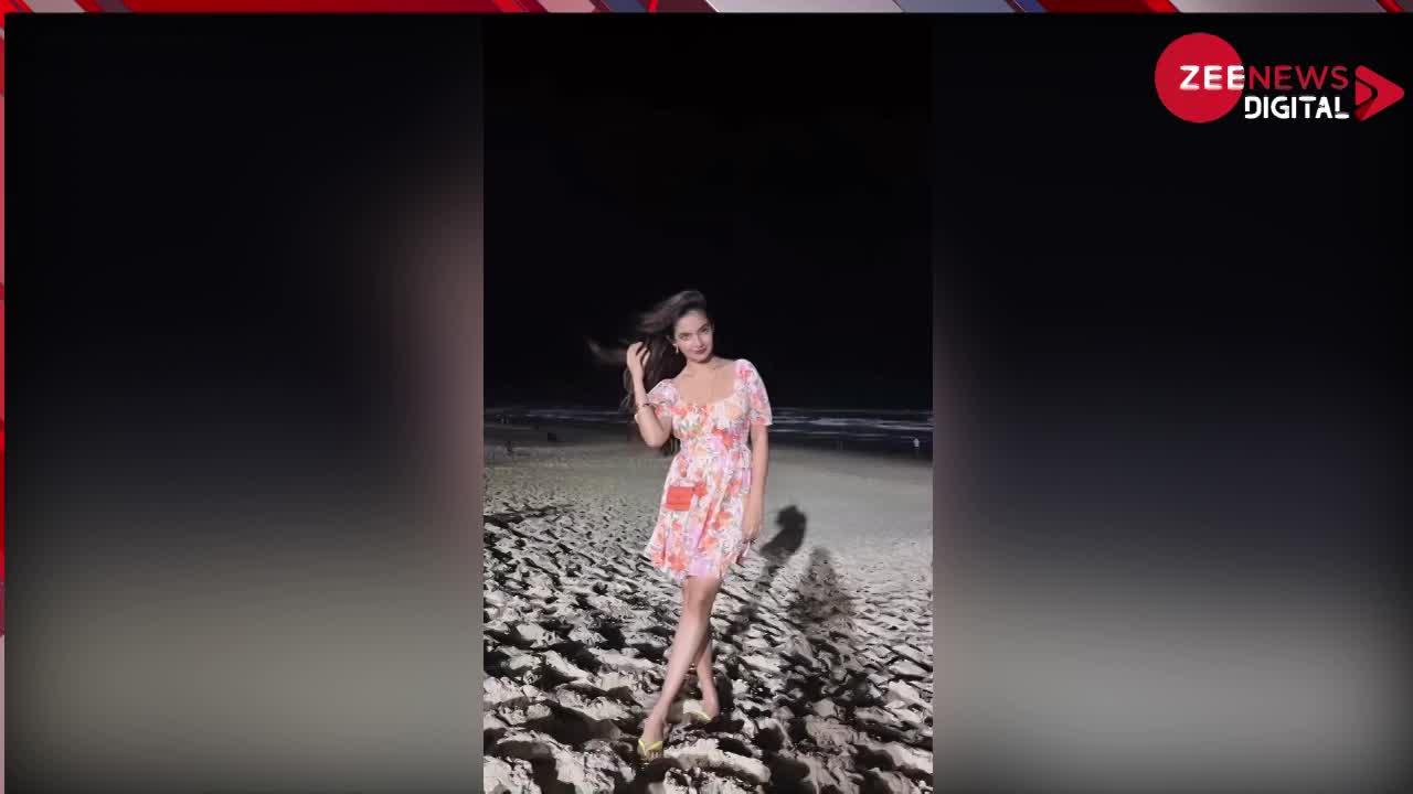 नए साल का Anushka Sen ने इस अंदाज में किया स्वागत, Beach बेबी बनकर शेयर किया हॉट वीडियो
