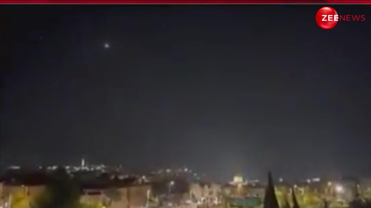 आसमान से इजरायल पर ईरान ने बरसाया बारूद, ड्रोन-मिसाइलों से ताबड़तोड़ हमले, देखें आसमानी जंग का वीडियो