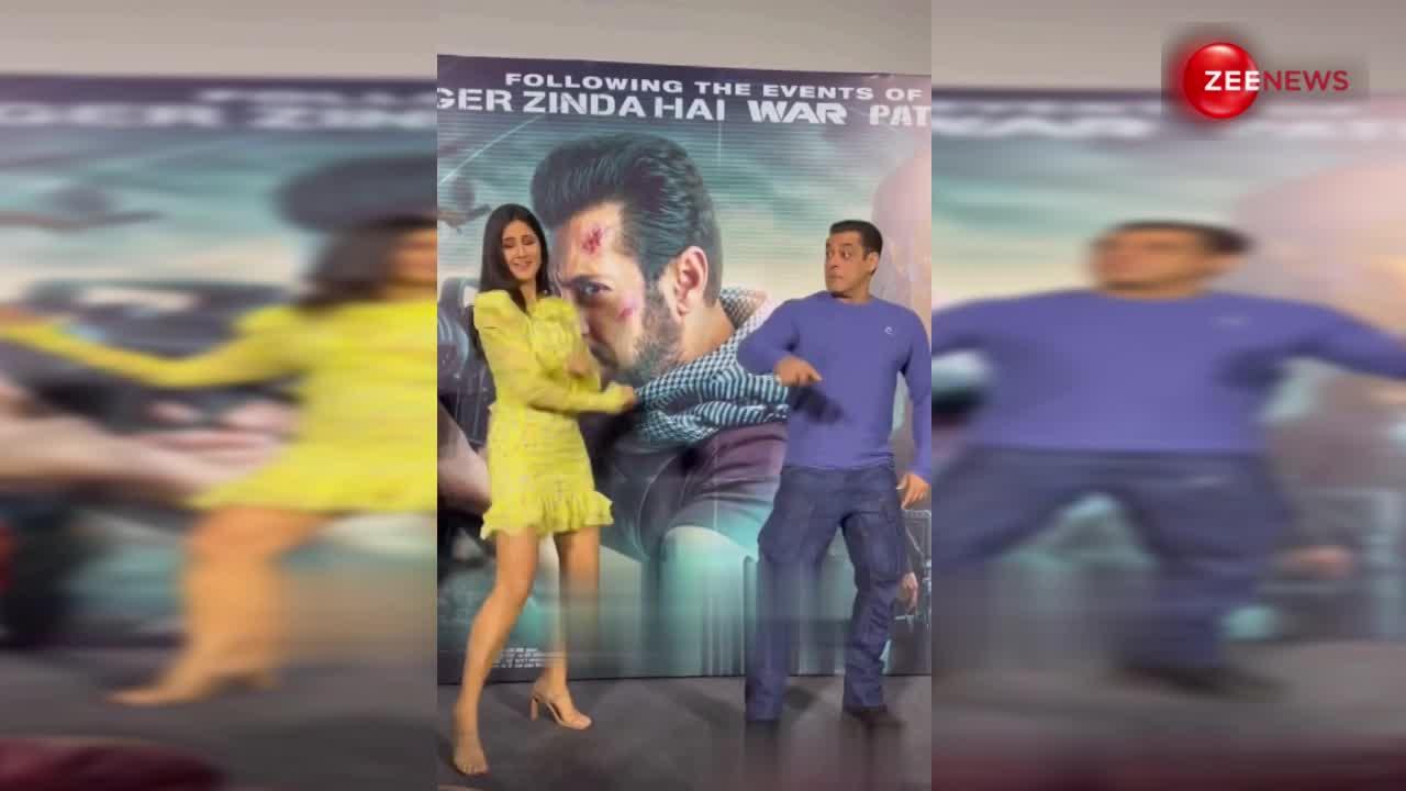 लेके प्रभु का नाम गाने पर Salman Khan और Katrina Kaif ने दिखाया अपना दम, डांस देख सिटियों की हुई बौछार