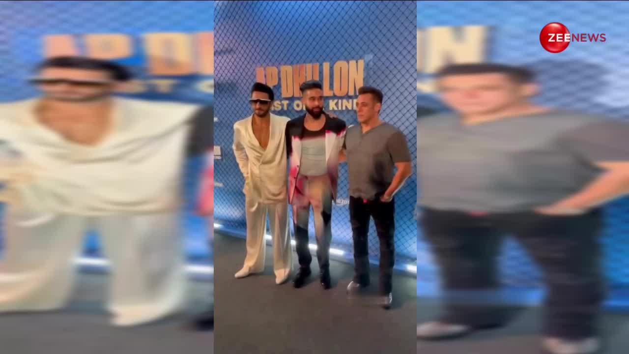 Ap Dhillon के शो के लिए सजी सितारों की महफिल, Salman khan और Ranveer Singh ने ली ग्रैंड एंट्री
