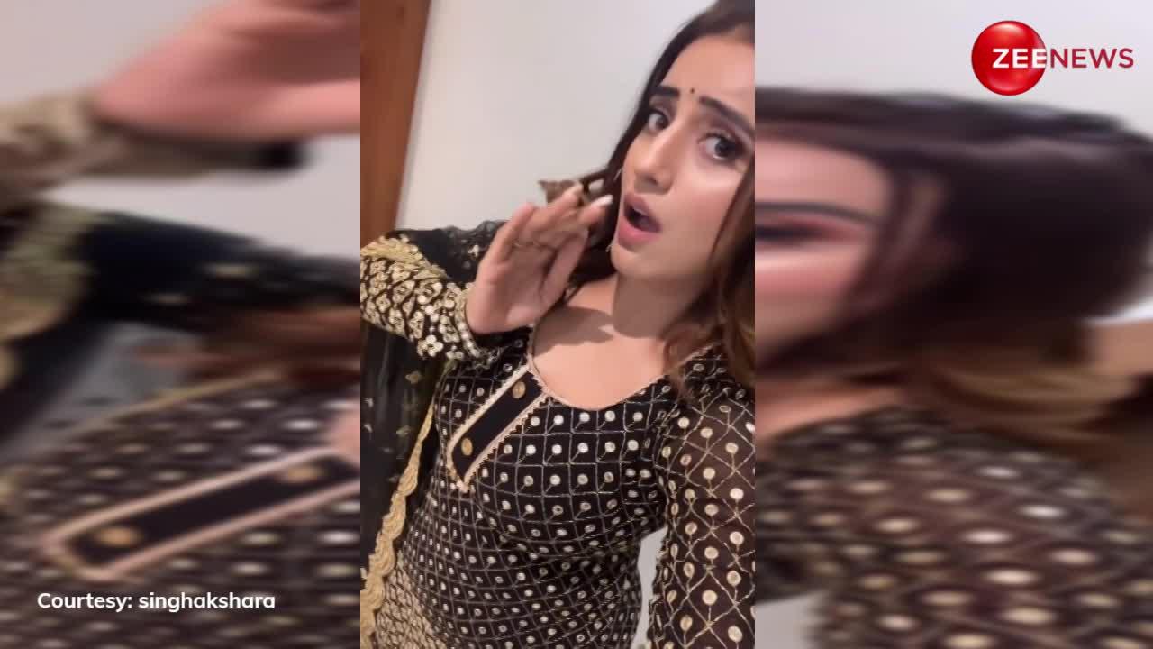 Akshara Singh ने ब्लैक ड्रेस में लगाया ग्लैमर का तड़का, वीडियो देख लोगों ने लुटाया जमकर प्यार