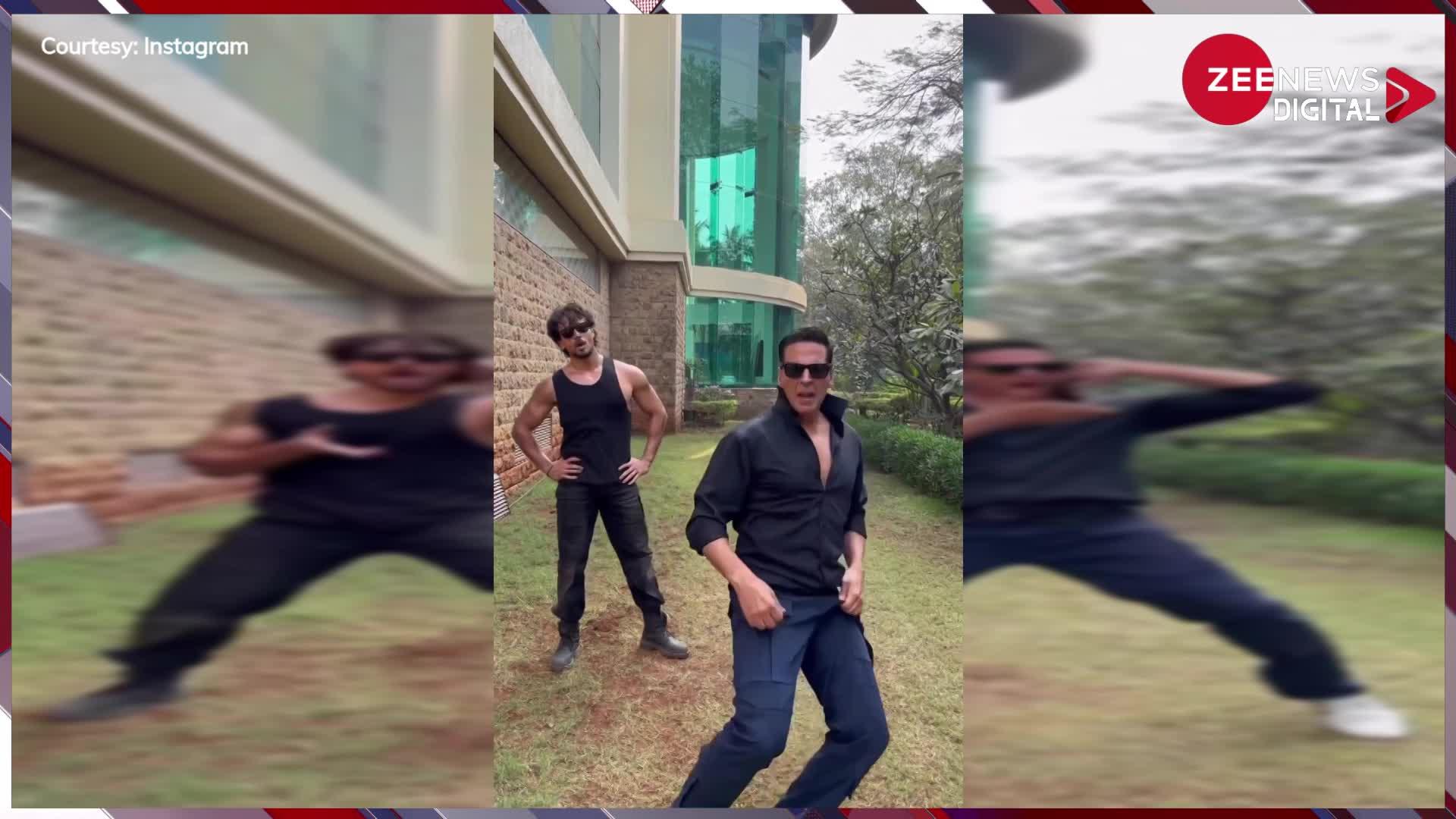 'Main Khiladi Tu Anari' गाने पर Akshay Kumar ने किया Tiger Shroff  के साथ डांस, फैंस ने की Saif Ali Khan की मांग