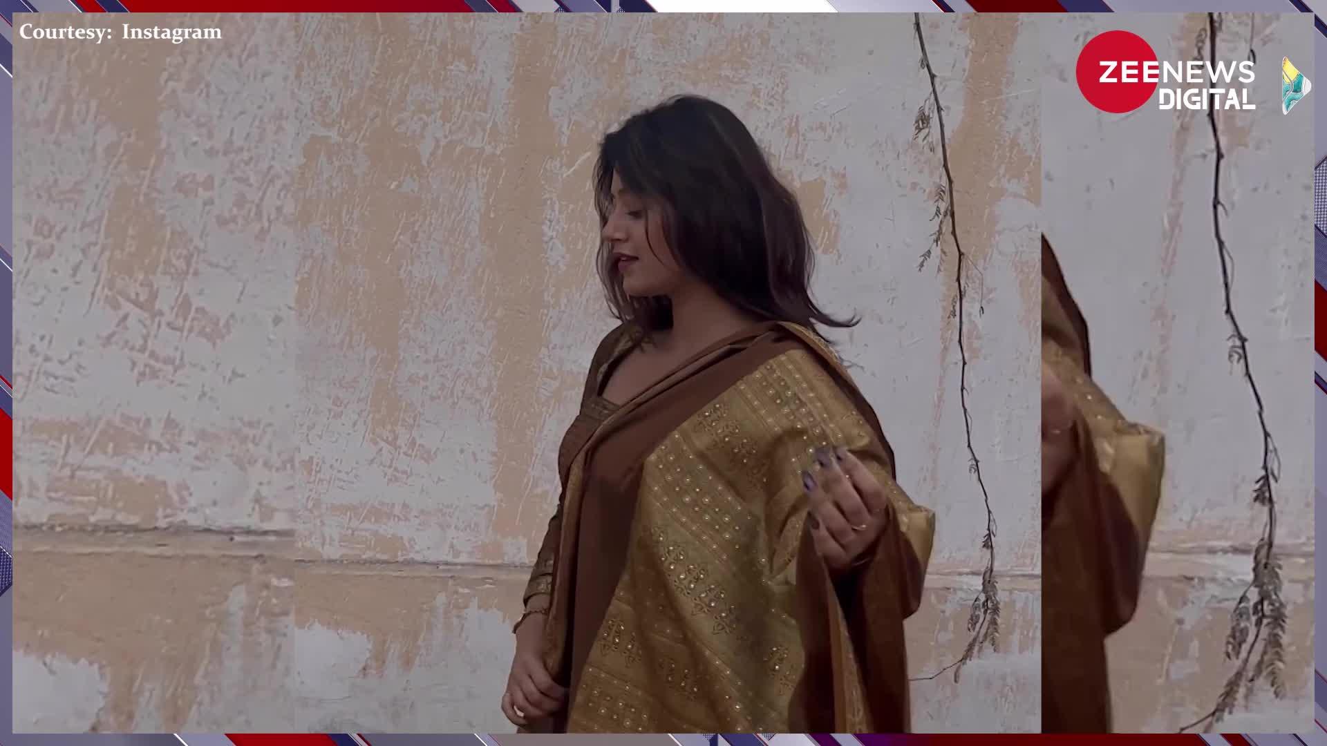 Anjali Arora ने दुपट्टा लहराते हुए कुछ यूं दिए पोज, 'कच्चा बादाम गर्ल' का कातिलाना अंदाज देख बेसब्र हुए फैंस!