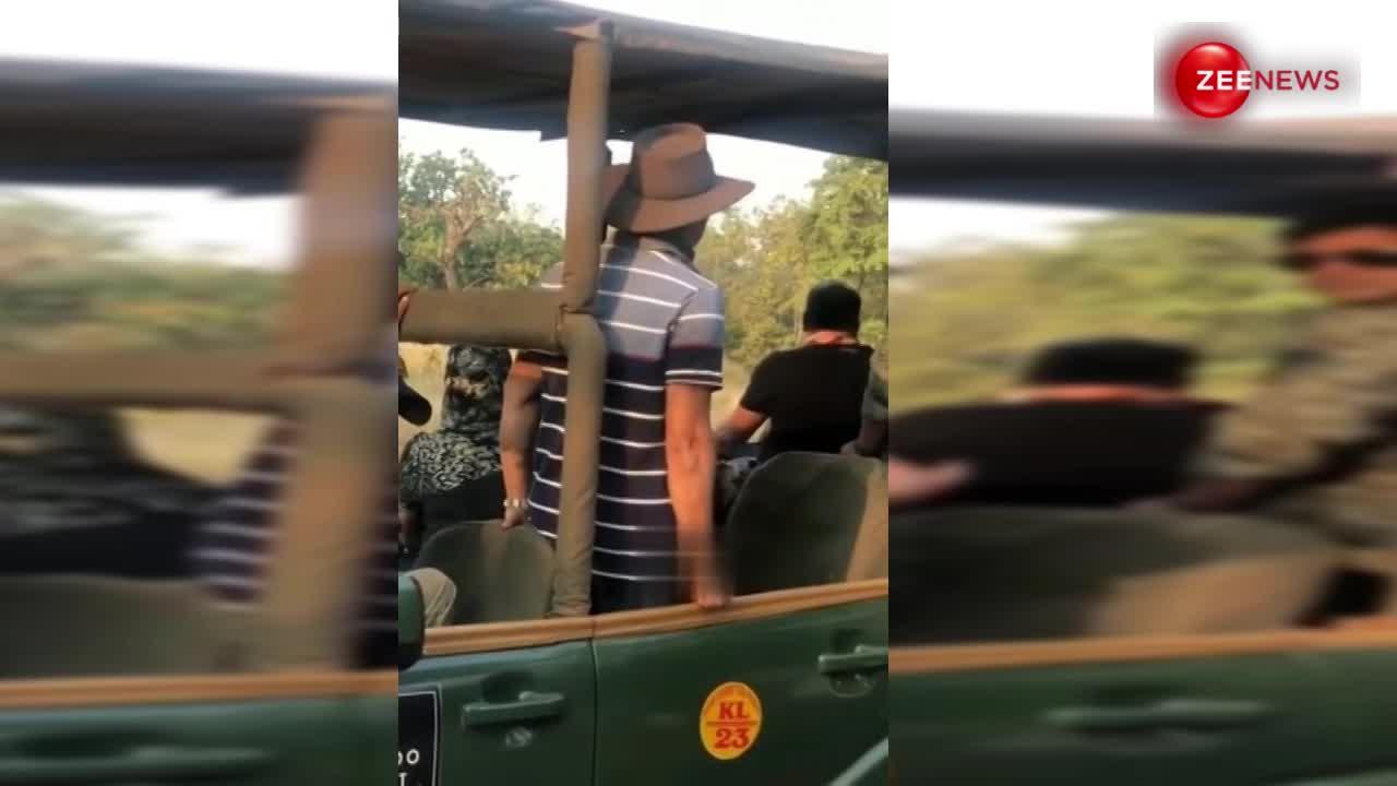 बीवी के साथ जंगल सफारी पर निकले सचिन तेंदुलकर, वीडियो हुआ वायरल