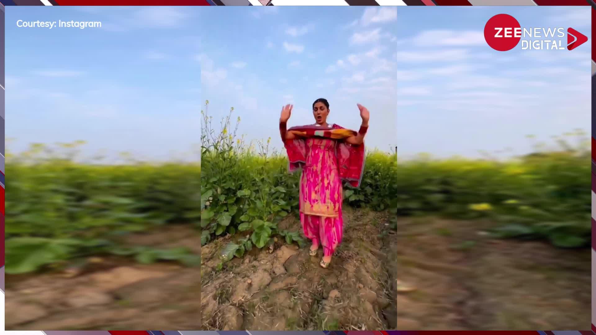 सूट में Sapna Choudhary ने सरसों के खेत में मटकाई कमर, देसी क्वीन पर फिदा हुए फैंस