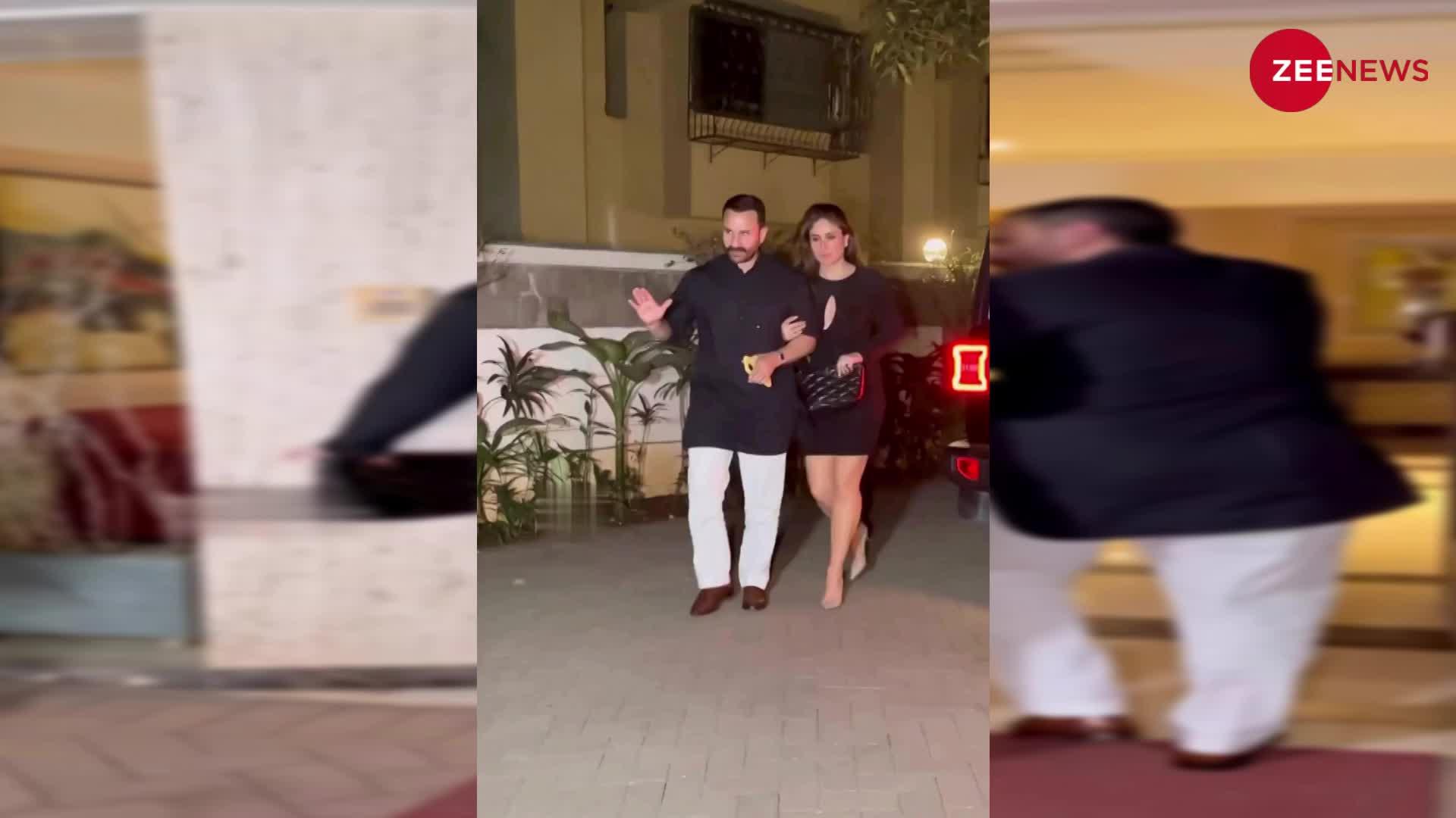 Saif Ali Khan and Kareena Kapoor: सैफ ने करीना से किया इस तरह मोहब्बत का इजहार, देखें वीडियो