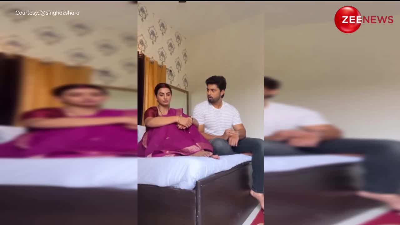 एक बिस्तर पर दिखे Akshara Singh के साथ Monalisa के पति, वीडियो हुआ वायरल