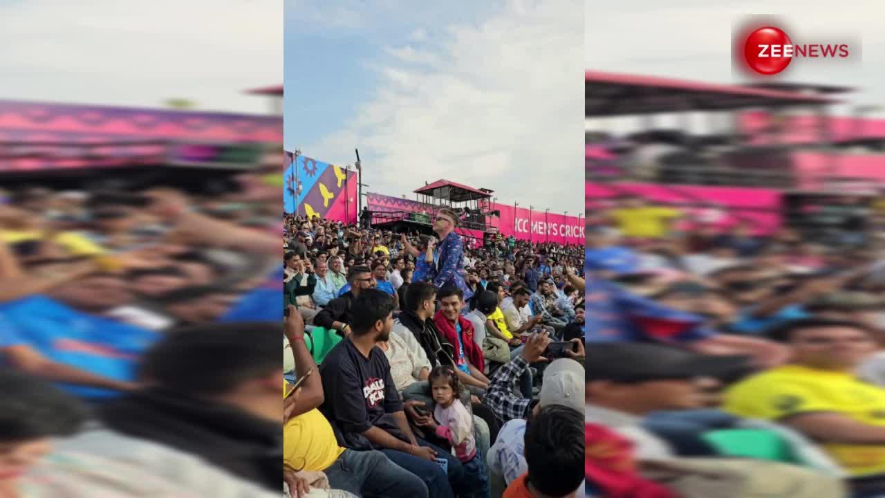 क्रिकेट स्टेडियम में फिरंगी ने लगाए 'भारत माता की जय के नारे', वीडियो देख खडे़ हो जाएंगे रोंगटे