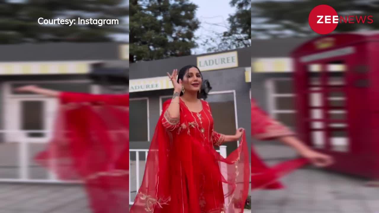 लाल सूट-सलवार में Sapna Choudhary ने बिखेरा हरियाणवी गाने पर जलवा, मटकीं ऐसे बढ़ा डाला इंटरनेट का पारा
