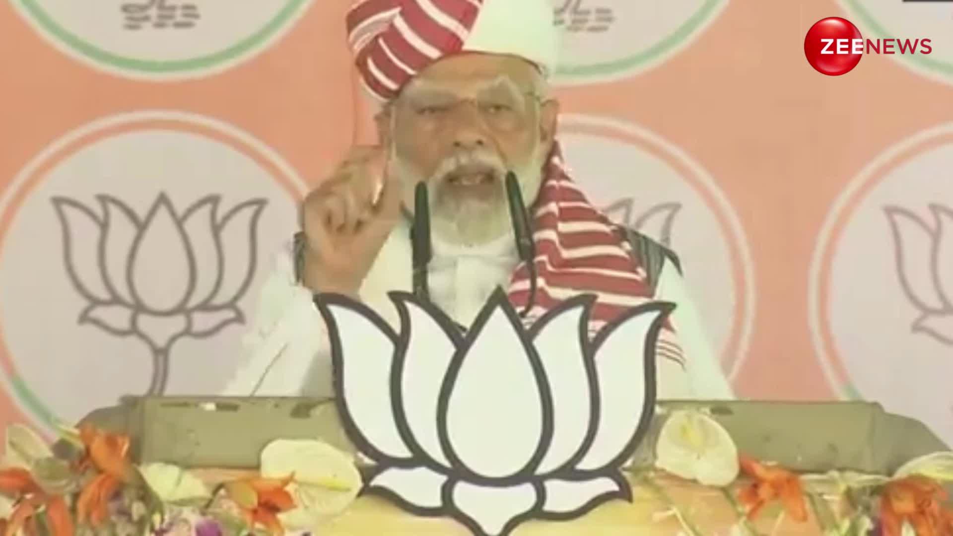 'कांग्रेस के चश्मे में मुस्लिम वोट बैंक दिखता है', पीएम मोदी ने झारखंड से बोला INDI गठबंधन पर हमला