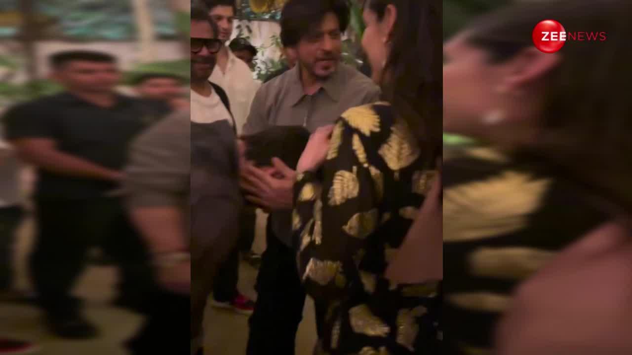 Sunny Deol के बेटे-बहू ने Shah Rukh Khan के पैर छूकर लिया आशीर्वाद, फिर 'पठान' का रिएक्शन देख फैन हो गए लोग