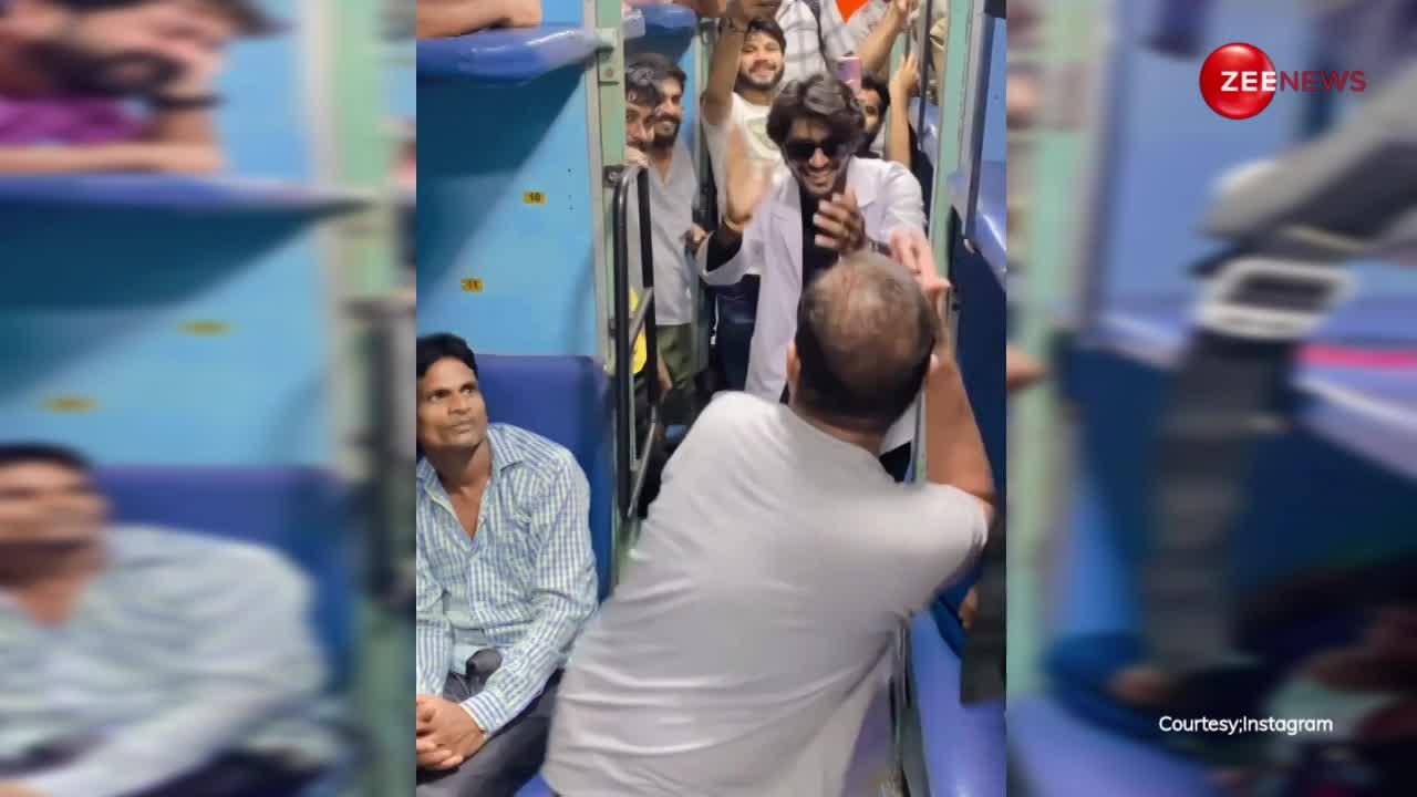 ट्रेन में हरियाणवी गाने पर अंकल ने लड़के के साथ किया गजब का डांस, पैसेंजर का भी मस्ती मोड हुआ ऑन