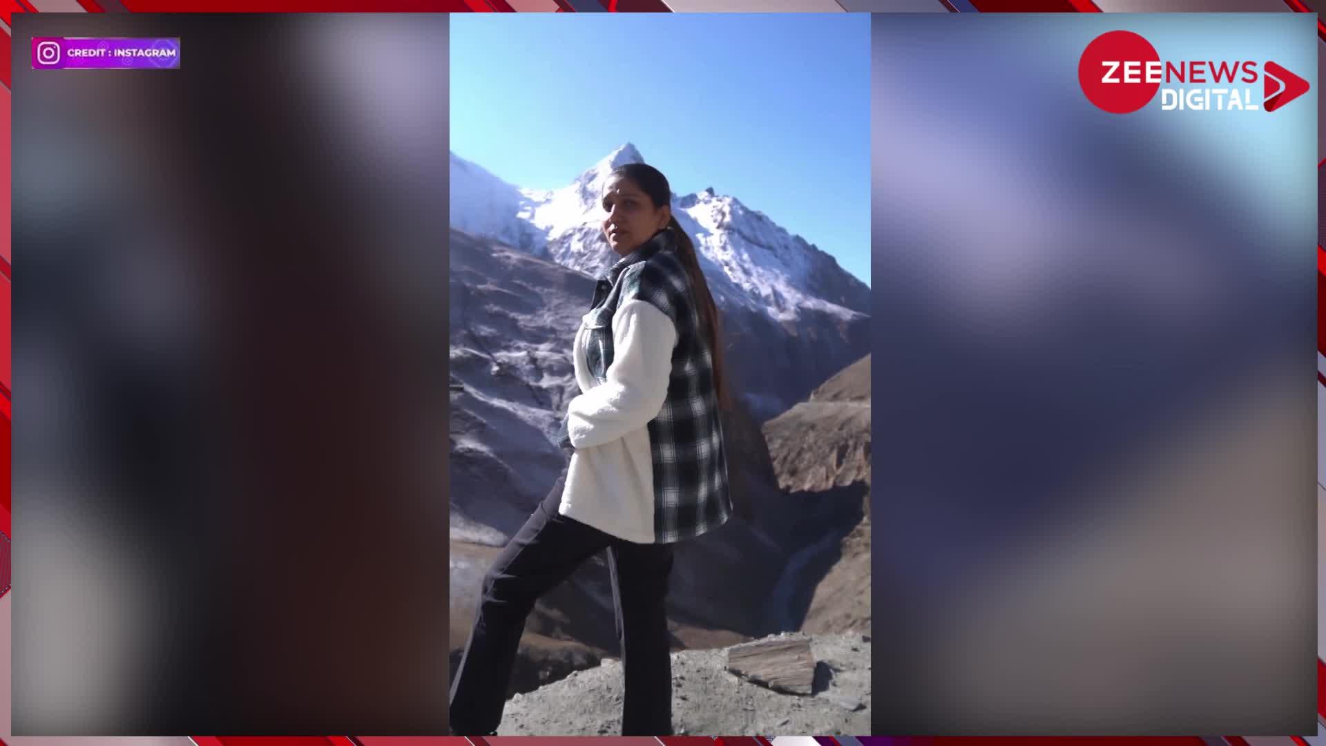 Sapna Choudhary ने पहाड़ों पर दिखाया टशन, बोली- जो डर गया वो मर गया