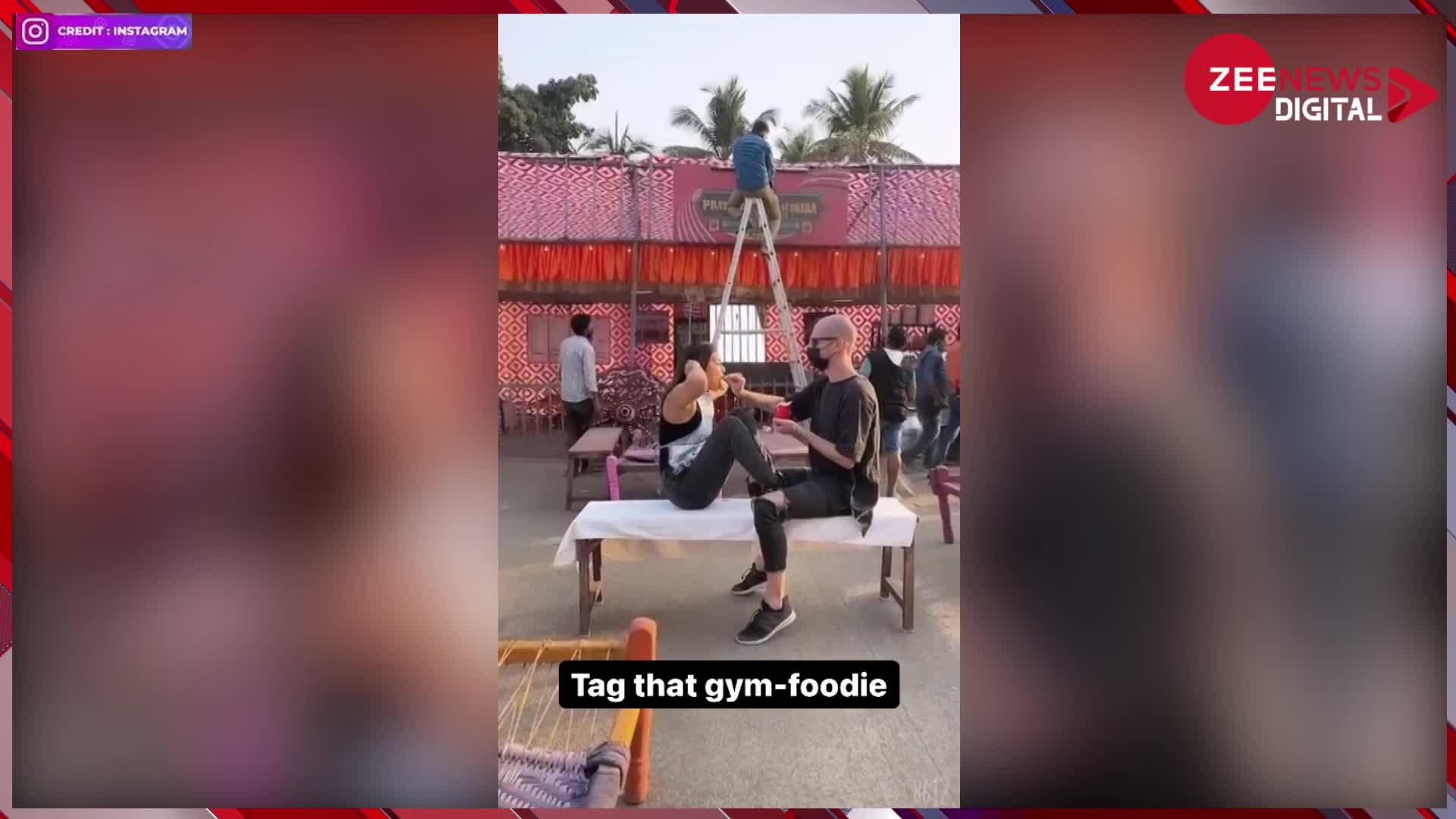 Sunny Leone हैं गजब की फूडी, वर्कआउट करते हुए फैंस से पूछा- मैंने कितने फ्राइज खाए? देखें VIDEO