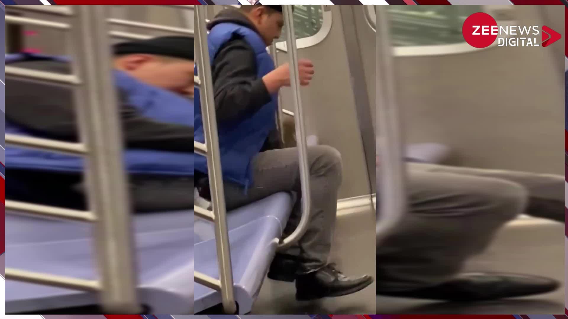 Viral Video: मेट्रो में सो रहा था युवक, चूहा चढ़ गया ऊपर... आंख खुलते ही शख्स ने लगा दी छलांग, देख नहीं रुकेगी हंसी