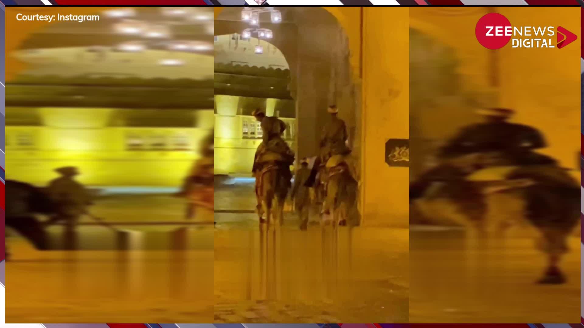 Sidharth-Kiara की शादी में पहुंचे ऊंट-घोड़े, दुल्हन की तरह सजा सूर्यगढ़ पैलेस, देखें वीडियो