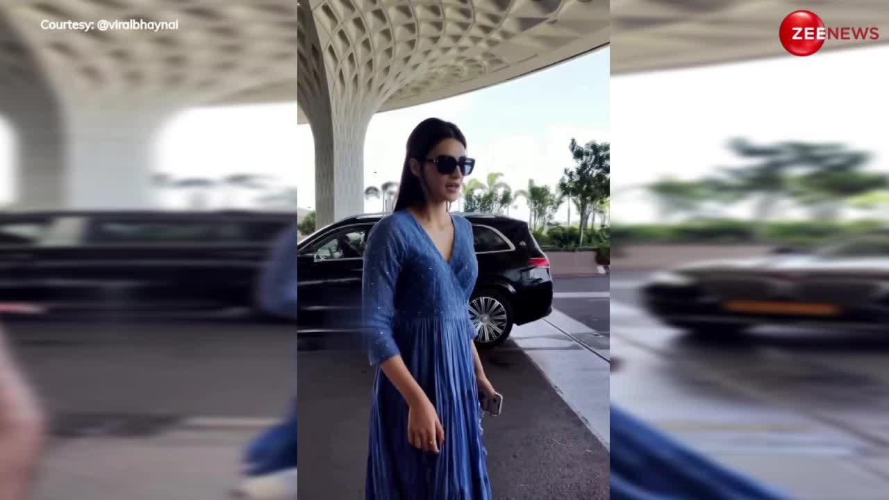 Kriti Sanon एयरपोर्ट पर पहनकर आईं कुछ ऐसा, देख फैंस ने की जमकर तारीफ; बोले- 'बेस्ट है हमारी सीता'