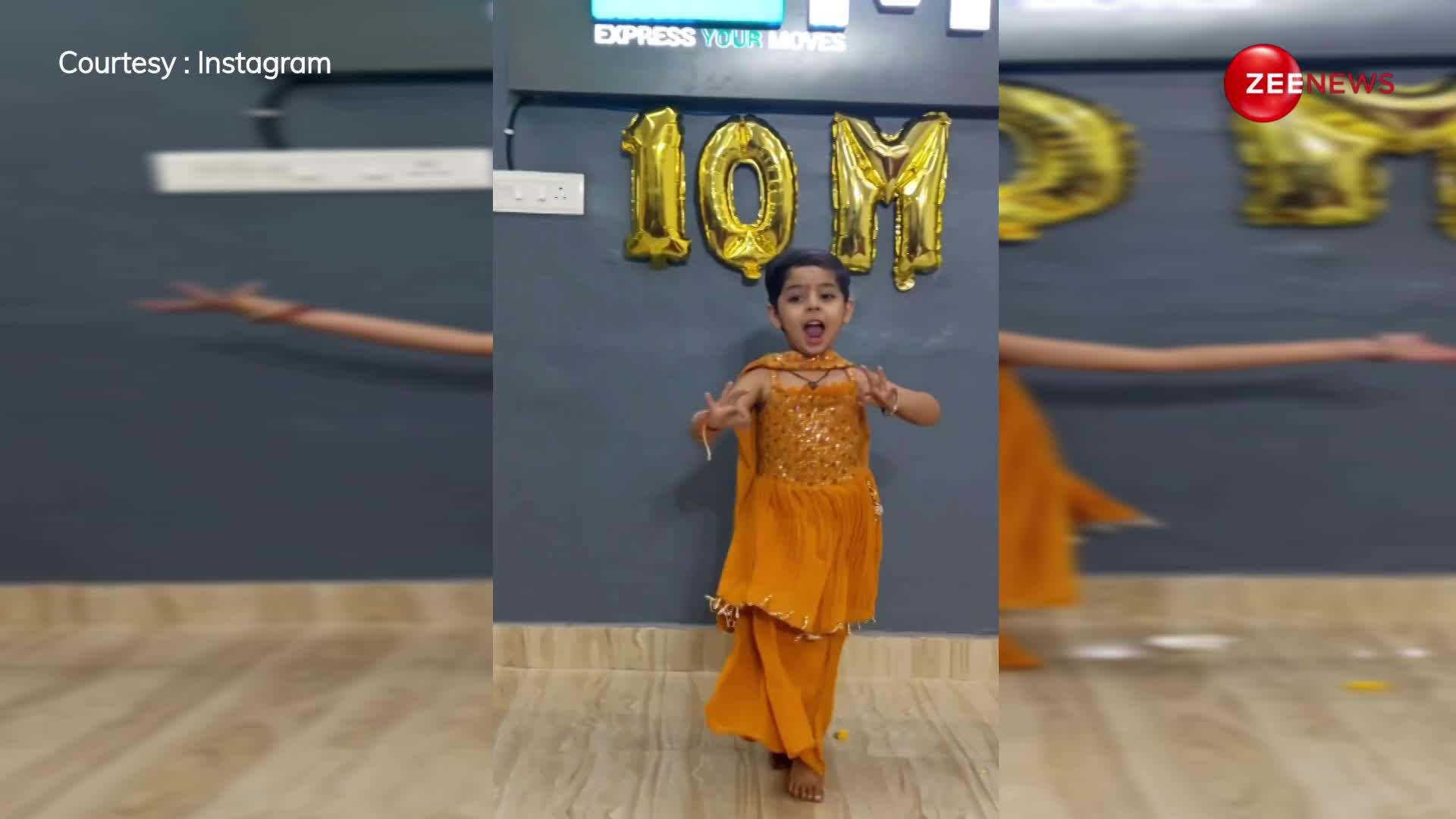 Sapna Choudhary के गाने पर 3 साल की छोटी बच्ची ने किया धमाकेदार डांस, देखकर हर कोई हुआ हैरान