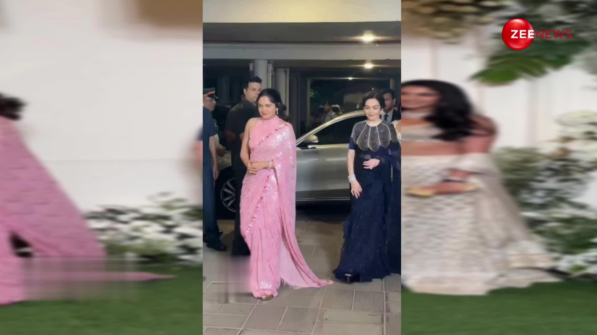 बहू Radhika Merchant के साथ Manish Malhotra की दिवाली पार्टी में नजर आईं Nita Ambani, वायरल हुआ ये वीडियो