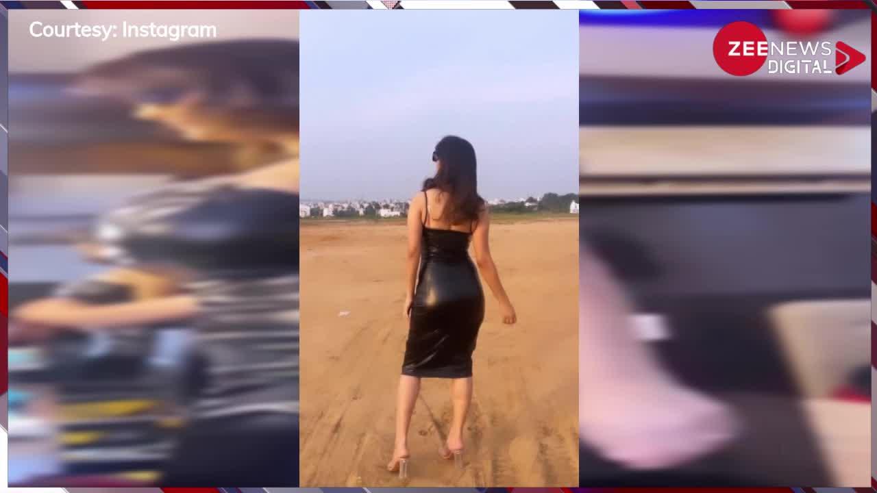 गंदी बात फेम Anveshi Jain ने टाइट ब्लैक ड्रेस में दिखाया हुस्न का जादू, फिर मुड़-मुड़कर कैमरे के सामने किया ऐसा हुए फैंस बेकाबू