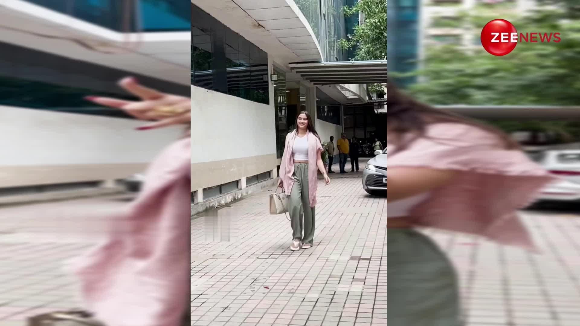 hot saiee manjrekar showed cute and sexy poses video went viral