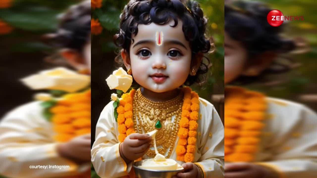 Janmashtami 2023: जन्माष्टमी पर AI ने दिखाई श्री कृष्ण की खूबसूरत तस्वीरें, वीडियो देख जाग जाएगी भक्ति