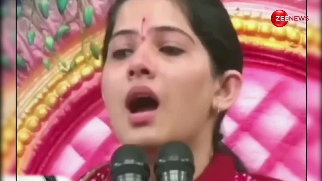 कृष्ण भक्ति में लीन Jaya Kishori भजन के बीच फिर फूट-फूटकर रोते आईं नजर