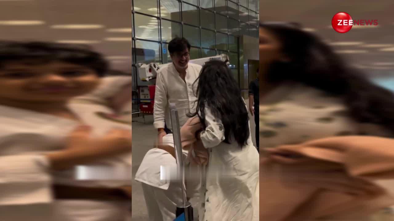 एयरपोर्ट पर Anupama ने छुए पति के पैर, सोशल मीडिया पर हो गई ट्रोल