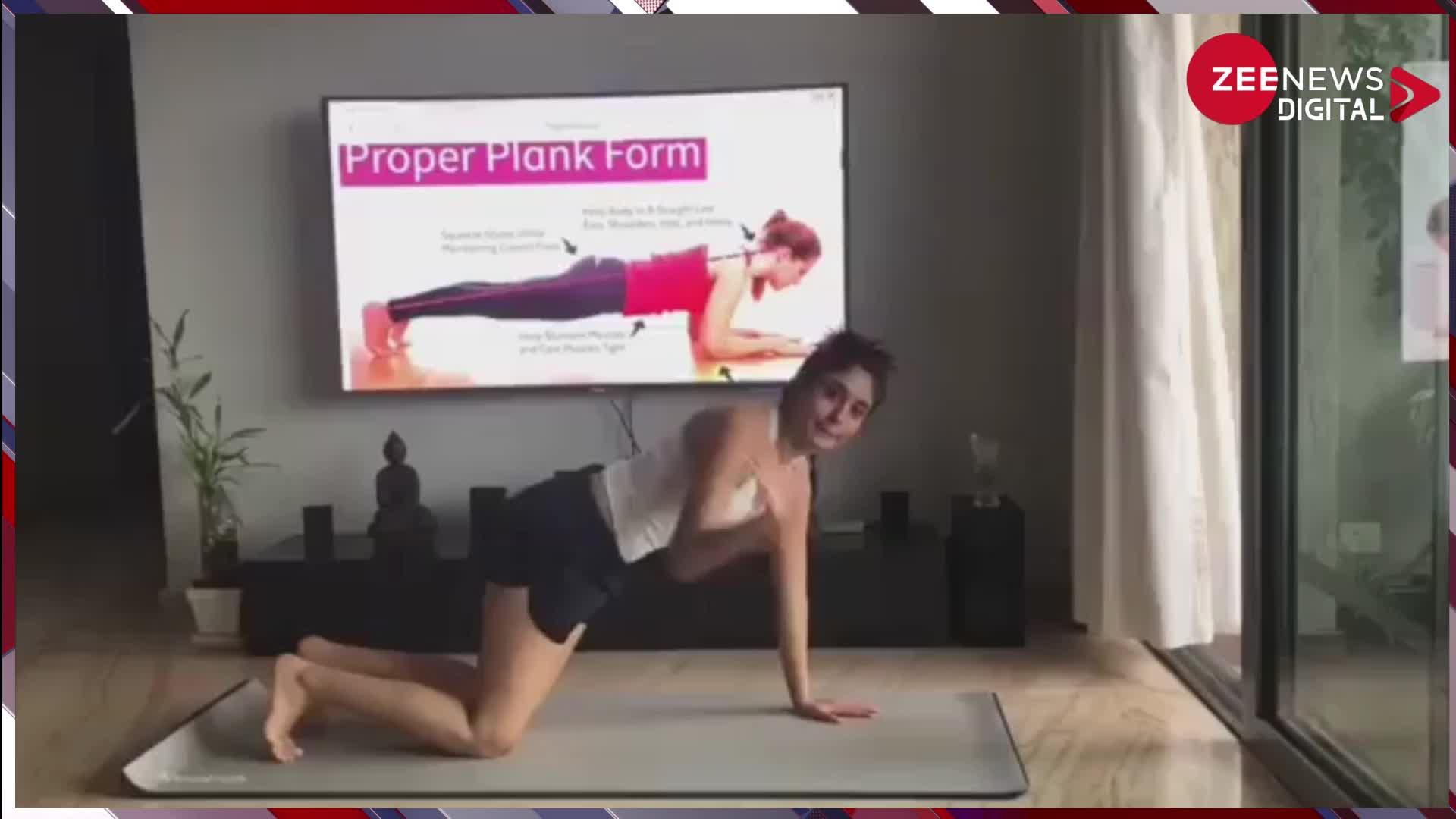 Plank Tips: रोजाना 10 मिनट करें ये काम, एक्ट्रेस  Kritika Kamra की तरह हो जाएंगे फिट