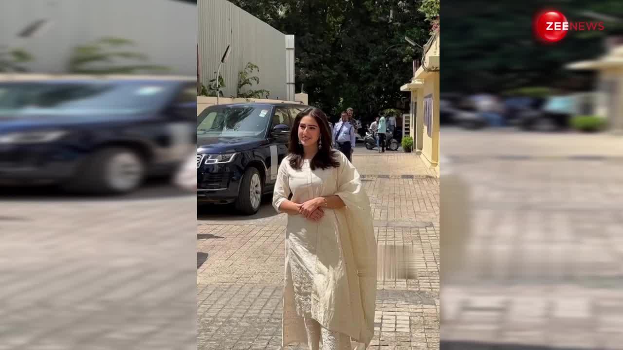 Sara Ali Khan ने बेहद सेक्सी सूट पहन दुपट्टा लहराते हुए दिखाया अपना जलवा, प्रीटी गर्ल के अंदाज से घायल हुए लोग