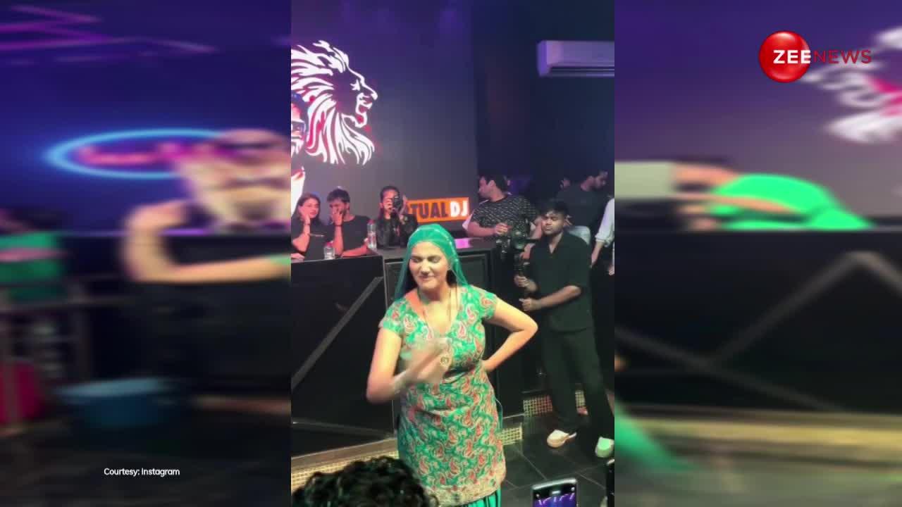 'गजबन पानी ने चाली' पर Sapna Choudhary का सेक्सी देसी अंदाज, DJ पर बोल्ड मूव्स देख अंकलों की आ गई मौज