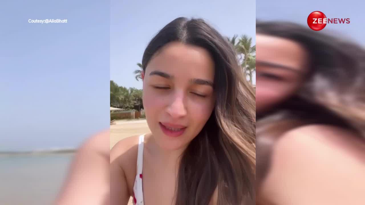 Alia Bhatt ने रेत में लेट-लेटकर 'तुम क्या मिले' गाने पर बनाया वीडियो