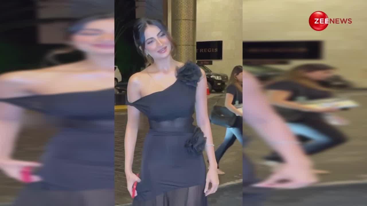 Www Shweta Tiwari Sexy Video Com - Palak Tiwari black dress | wionews.com