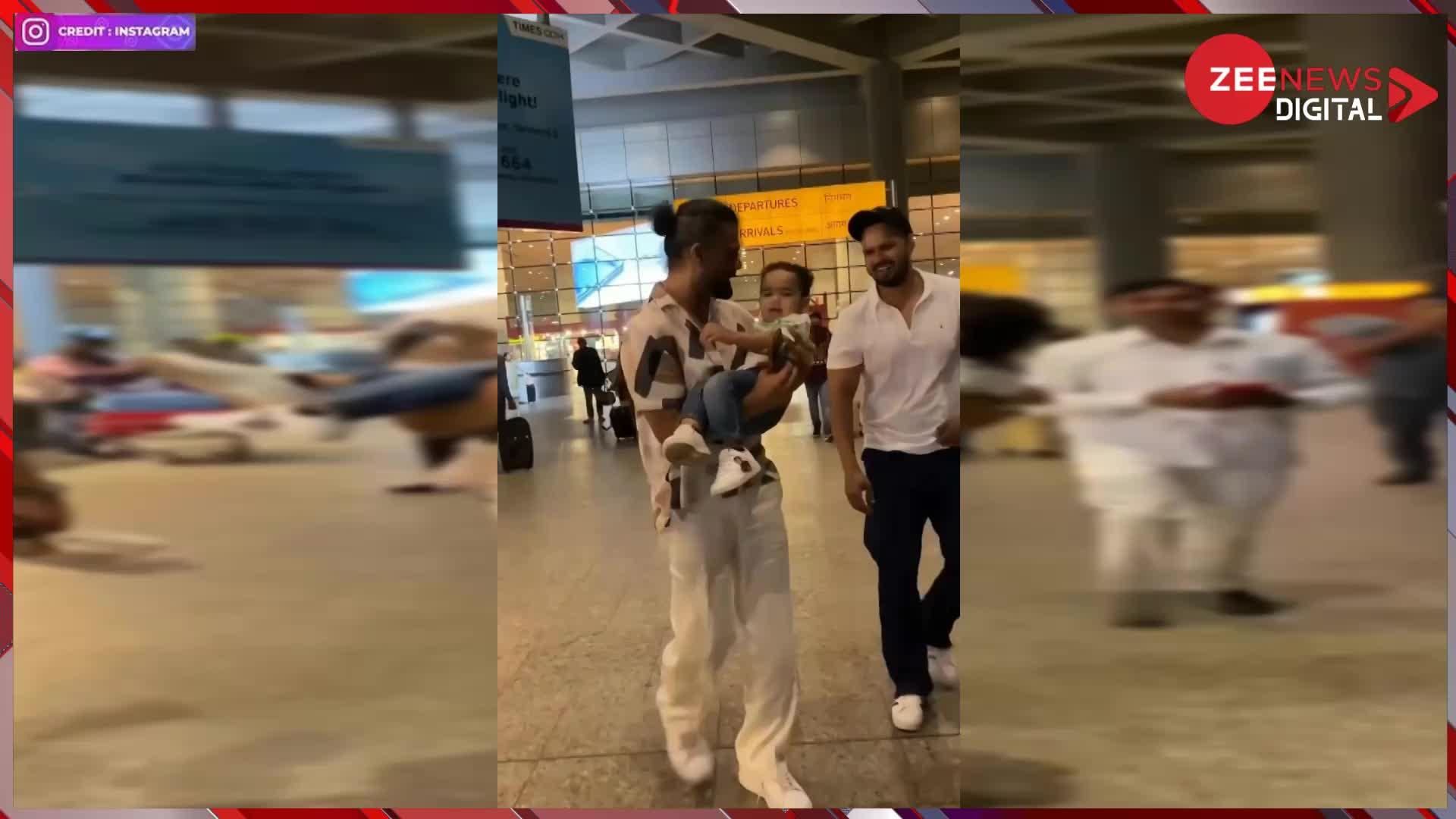 Suniel Shetty Video: एयरपोर्ट पर छोटे बच्चे को गोद में उठाकर मस्ती करने लगे सुनील शेट्टी, सामने आया बेहद क्यूट वीडियो
