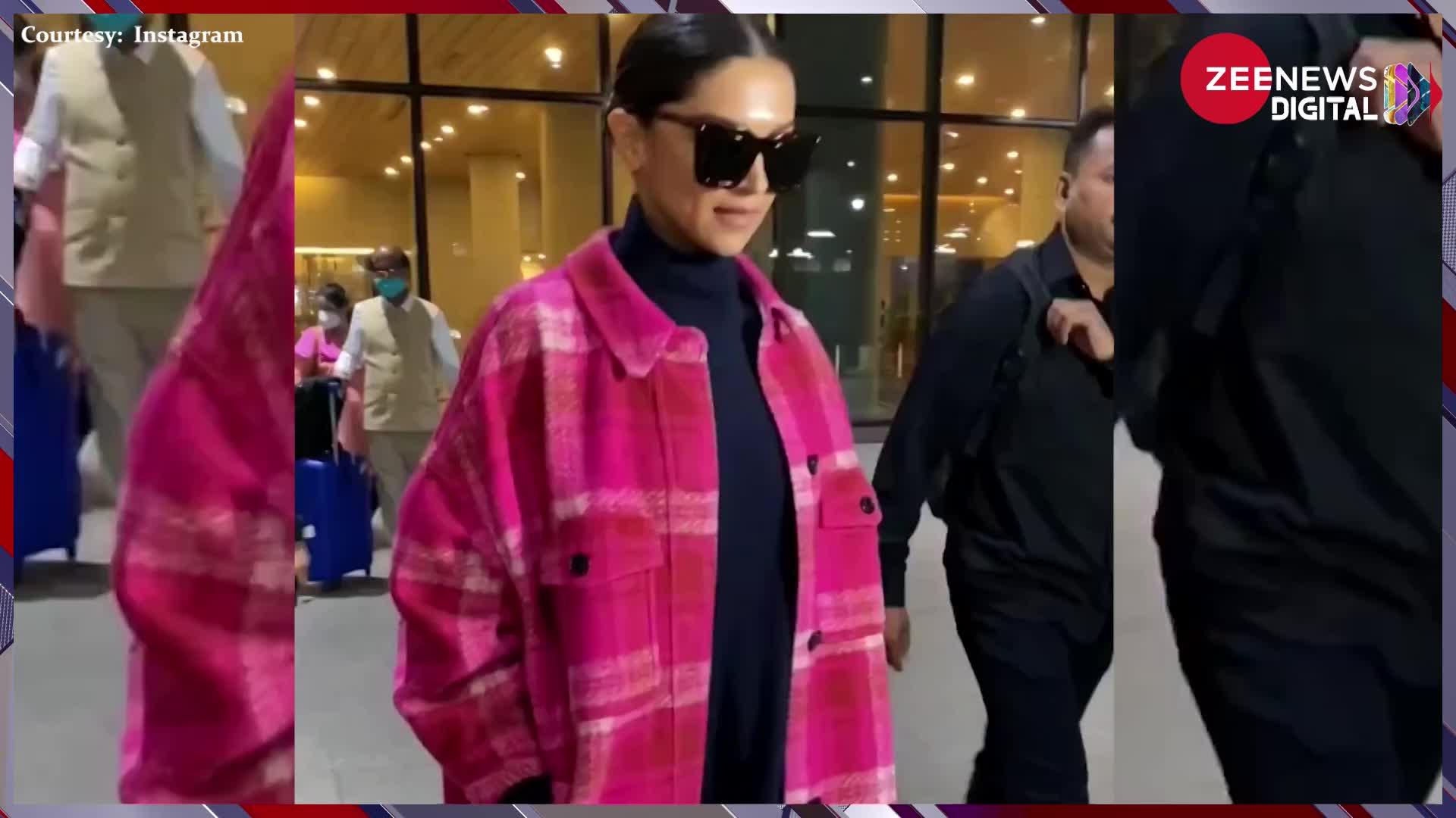 'बेशर्म रंग' फेम Deepika Padukone ने एयरपोर्ट पर दिया ऐसा किल्लर लुक, देख फैंस हुए मदहोश