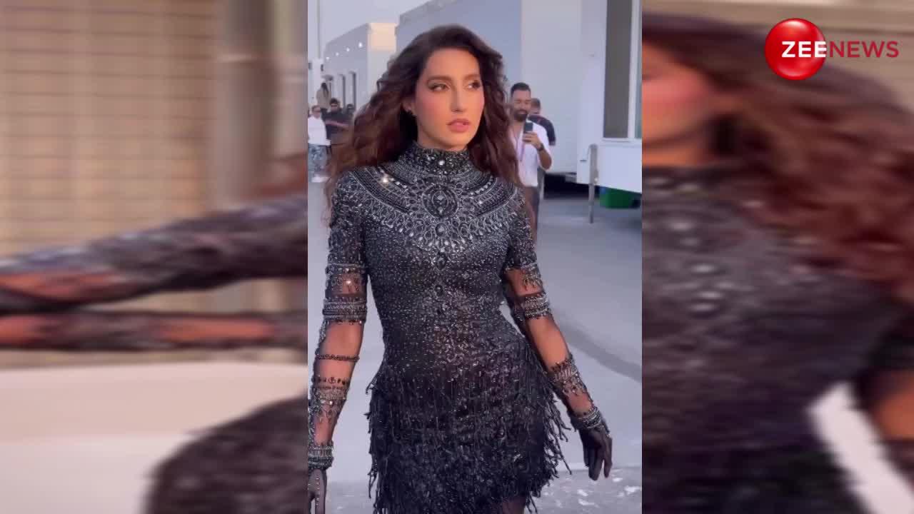 मोतियों से बनी ड्रेस पहनी नजर आईं Nora Fatehi, वीडियो देख लोग बोले- कितनी रईस है मैडम!