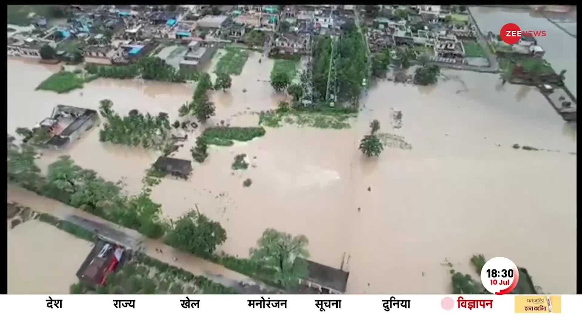 Deshhit: पुल टूटे, बसे बहीं, बारिश-बाढ़ ने मचाई तबाही Himachal Pradesh में प्रलय का हाहाकार। Weather