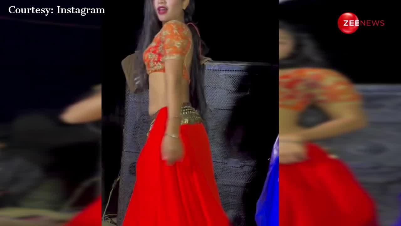 ऑरेंज ड्रेस में लड़की ने अपने डांस से कटा बवाल, वीडियो हुआ सोशल मीडिया पर वायरल