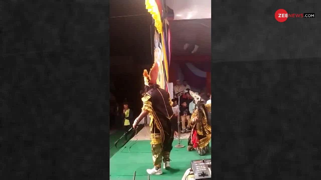 रावण ने किया पंजाबी गाने पर भांगड़ा, यकीन नहीं तो देखें ये VIDEO