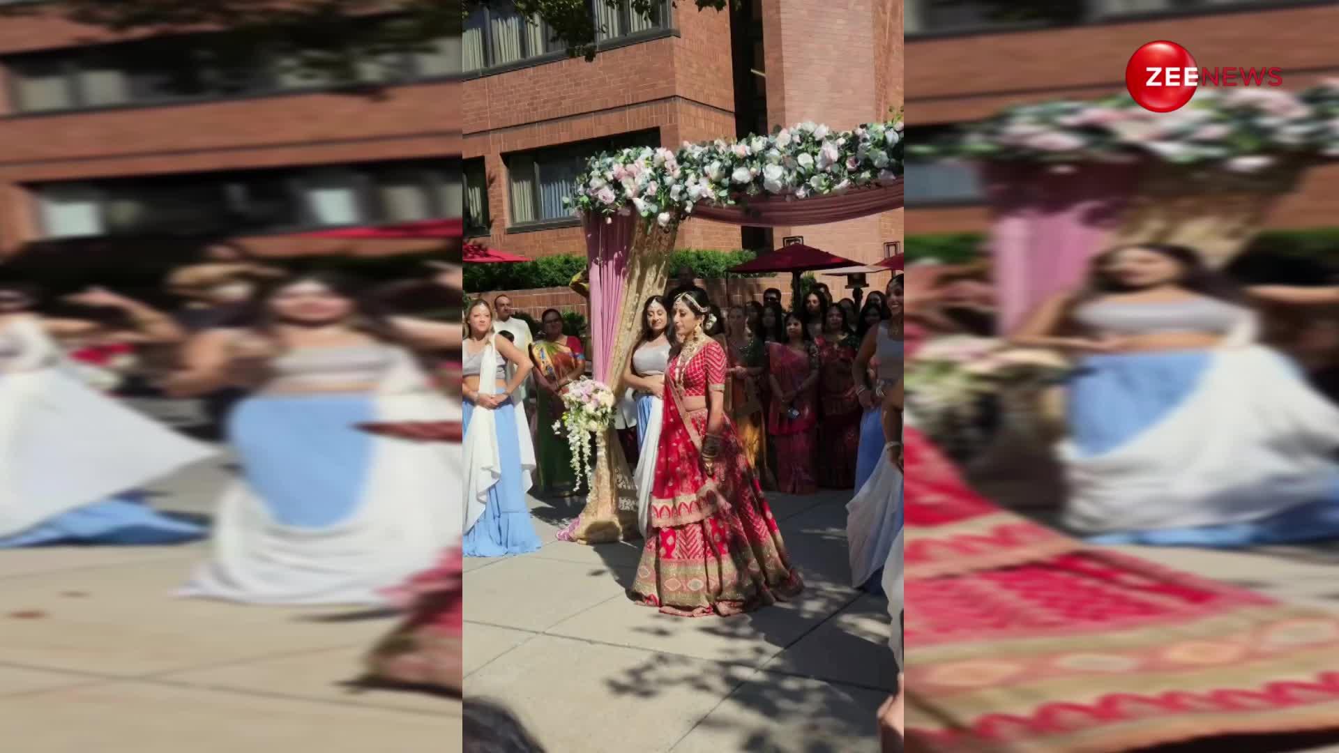 दुल्हन ने अपनी शादी पर किया झन्नाटेदार डांस, 'साजन जी घर आए' पर दिखाए ऐसे मूव्स कि इंटरनेट पर वायरल हो गया वीडियो