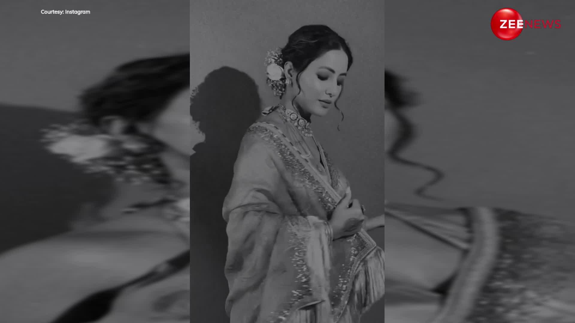पुराने जमाने की हीरोइन बन Hina Khan दिखाए ऐसे नखरे, देख घायल हुए फैंस