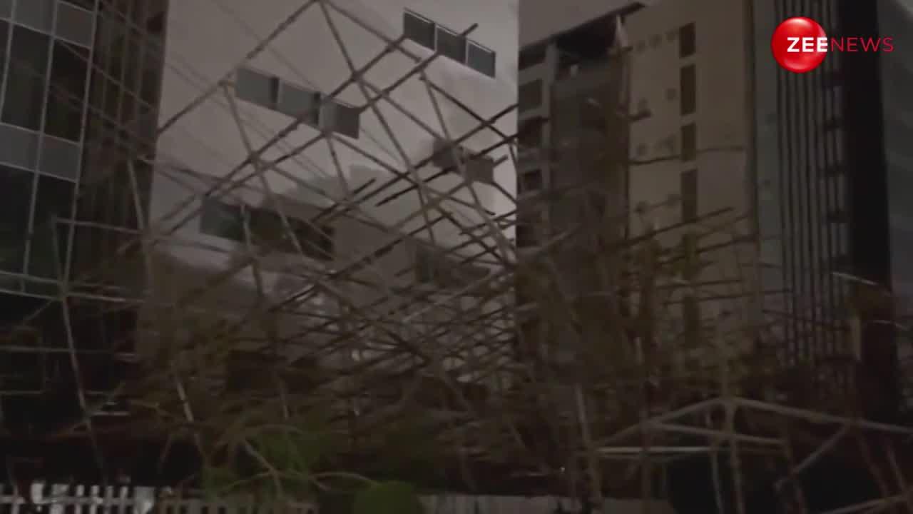 VIDEO: दिल्ली में तूफान ने मचाई भयंकर तबाही, उखड़े पेड़, टूटी गाड़ियां; कई बिल्डिंग्स नुकसान