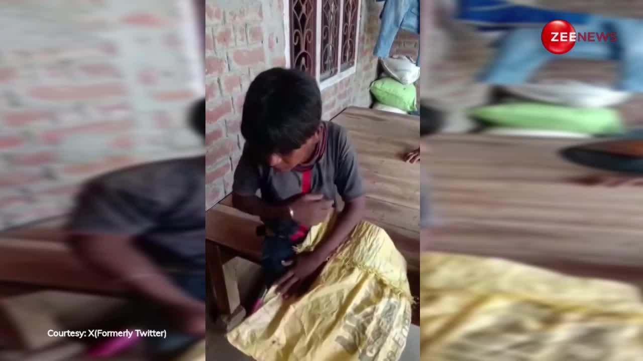 गांव के मासूम से बच्चे ने मां के लिए गाया गाना, वीडियो देखकर लोगों की भर आईं आंखें