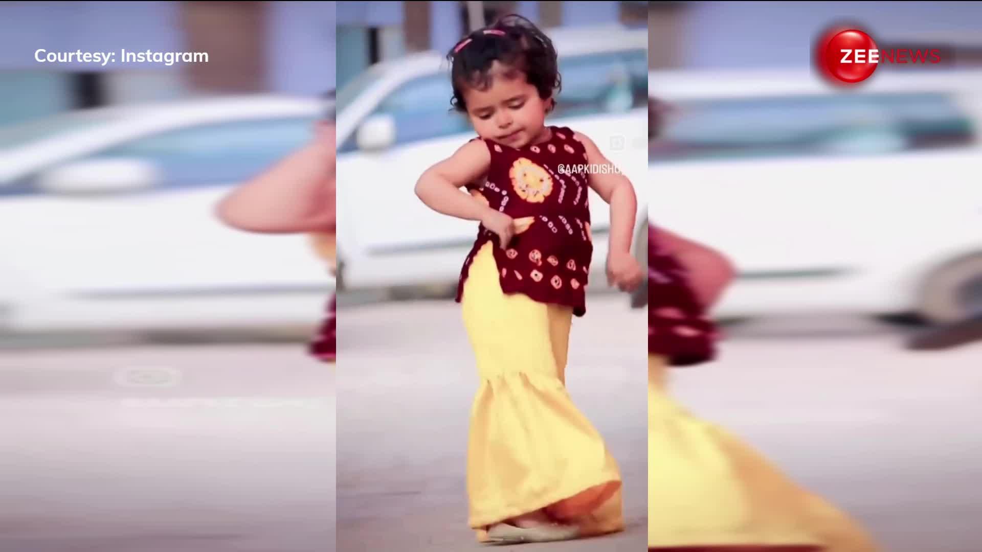 Balam Thanedar गाने पर 2 साल की बच्ची ने लगाया ठुमका, Sapna Choudhary को भी किया फेल