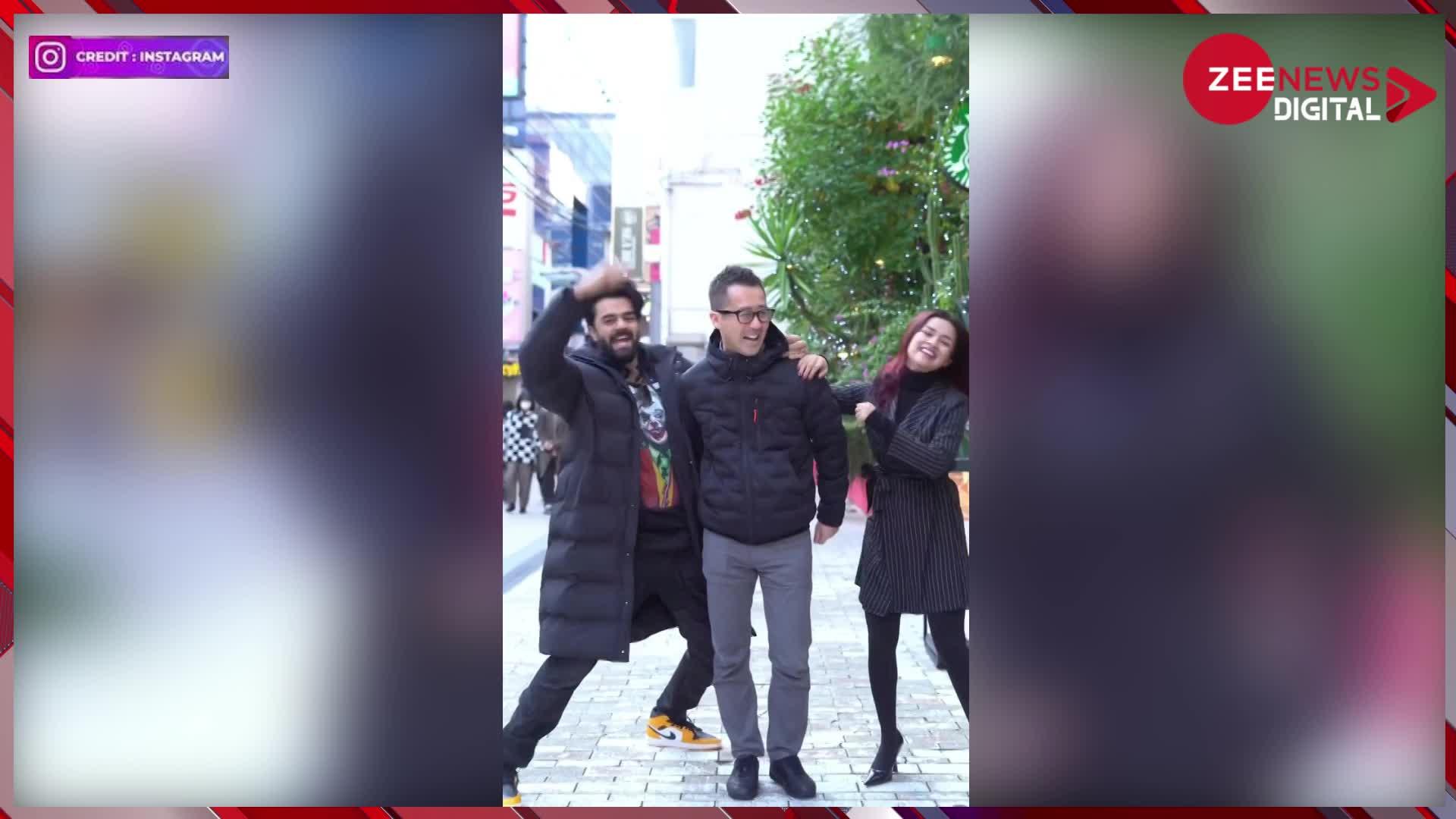 Manish Paul And Avneet kaur Dance: जापान की सड़कों पर मनीष पॉल और अवनीत कौर का धांसू डांस, गोविंदा के गाने पर लगाए ठुमके